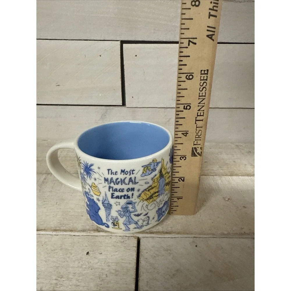 Starbucks Been There Series 14oz Coffee Mug Pin Drop Disney Magic Kingdom 2019 - Picture 6 of 6